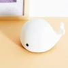 Creative dolphin animal silicone night light USB charging Little whale seven-color LED bedside patting ambient light Application Scenario